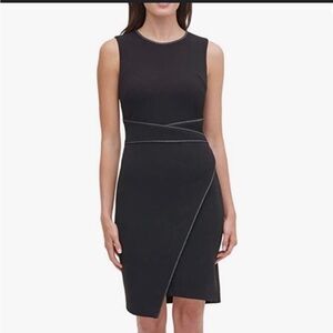 Tommy Hilfiger Black Dress w/Gray size 12